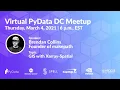 GIS with Xarray-Spatial PyData DC Meetup - March 2021