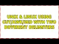 Unix Linux Using sed with two different delimiters 6 Solutions