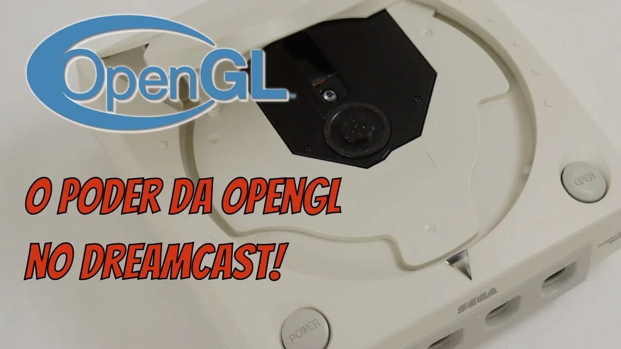 O poder da OpenGL no Dreamcast! #dreamcast #sega #homebrew #indiegame #opengl