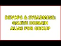 DevOps SysAdmins GSuite domain alias for group