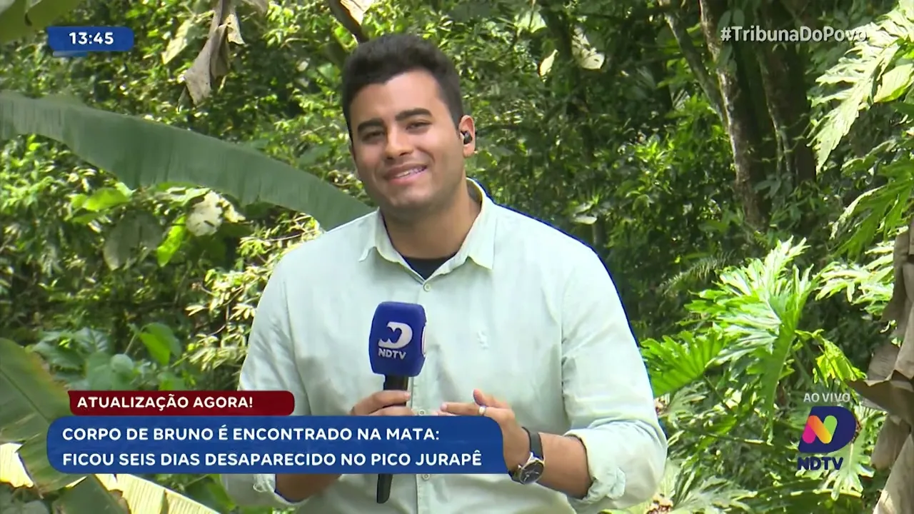 Bruno foi encontrado morto na mata em Joinville ficou seis dias desaparecido no pico Jurapê