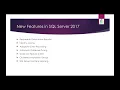 NewFeatures in SQL Server 2017