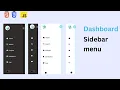 Responsive Admin Dashboard Panel Sidebar menu in HTML CSS Javascript mode