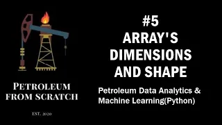 Lecture 5 Numpy 2 Array s Dimensions and Shape Data