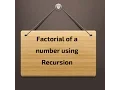 C program - FACTORIAL OF A NUMBER USING RECURSION