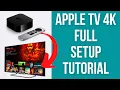 How To Setup Apple TV 4K - Full Beginner Setup App Store iCloud Remote Control MI
