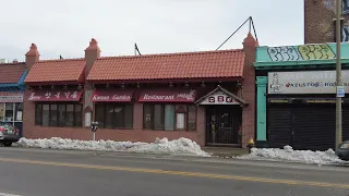 Walking Boston Harvard from Coolidge Corner to Allston Koreatown February 3 2021