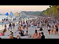This is BORACAY White Beach on March 23 2024 Sunset and Night Life