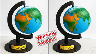 diy 3d globe model tutorial step by step guide