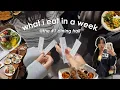 WHAT I EAT IN A WEEK UCLA college dining hall