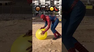 لما تعمل تحدي مع سبايدر مان           دندنها