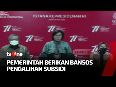 Keterangan Menkeu Terkait Bansos Pengalihan Subsidi BBM