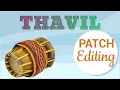 Thavil Patch editing Roland spd 20 pro Indian kit Tutorial Tamil