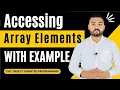 How to access Array Elements in C Urdu Hindi