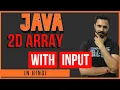 Java tutorial in Hindi for beginners Two Dimensional Array with Input in Java