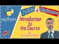 Python Lecture 1 Introduction to Python 4 beginners Course by Dr Zeeshan Bhatti