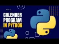 How to Build a Basic Calendar in Python Complete Beginner Tutorial