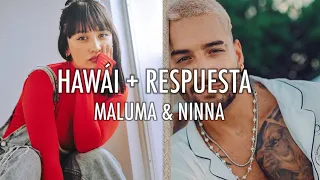 Download HAWÁI + RESPUESTA (MALUMA \u0026 NINNA) MP3