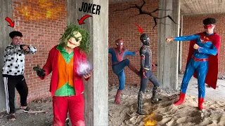 عصابة الجوكر والساعه السحريه والتخلص من الجوكر وانتهاء سبايدرمان الشرير احمد عفروتو 