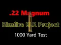 1000 yards with a 22 magnum