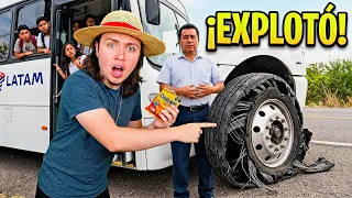 EXPLOTÓ UNA LLANTA EN LA EXCURSIÓN 😱🚌