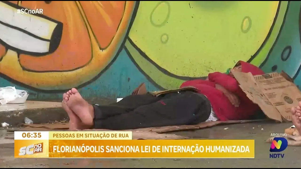 Florianópolis sanciona lei de internação humanizada para pessoas em situação de rua