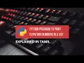 Python Program to Print Elements in a List Tamil