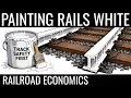 WHY UNION PACIFIC IS PAINTING RAILROAD TRACKS WHITE Railroad Economics 010