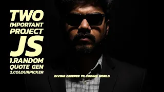 2 JavaScript Mini Projects in 1 Color Changer Random Quote Generator for Beginners