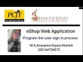 Program the user sign in process Task 3