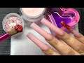 WORKING WITH MY NON DOMINANT HAND LUXURY Crimson Tortoise Royale Nails
