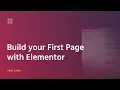 Build Your First Page With Elementor Page Builder for WordPress 2018
