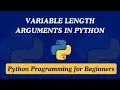 47 - args Variable Length Argument