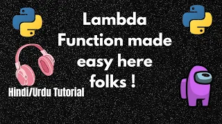 Lambda Function Python Tutorials