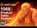 LeetCode 1068 Product Sales Analysis I Full SQL INNER JOIN Pandas Tutorial