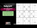 Daily Sudoku - 17 August 2026