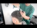 Download Lagu Cara Mudah Cukur Potong Rambut atas pakai gunting || Teknik trapping jepit jari untuk pemula