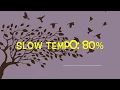 Blackbird at 80% tempo