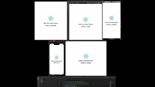 React Native ios android web mac windows with metro and fast refresh