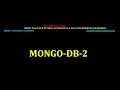 MONGODB-2