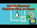Lagu How to recover deleted files in Linux [Beginner's Guide]