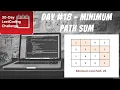 LeetCode 30-Day Challenge Day - Minimum Path Sum