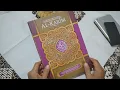 UNBOXING REVIEW ALKARIM ALQURAN TAJWID WARNA TERJEMAH TRANSLITERASI
