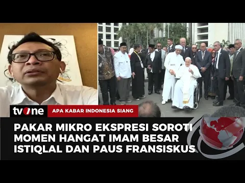 Pakar Mikro Ekspresi Sebut Kedekatan Imam Besar dan Paus Fransiskus Tidak Dibuat-buat