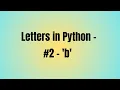 Make the letter b in Turtle