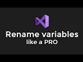 Visual Studio Tip - How to rename variables