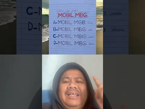 CARI KATA MOBIL MBG⁉️😱#funny #lucu #shortvideo #shorts #subscribe