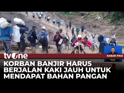 Wajah Lelah Warga Bener Meriah usai Jalan Kaki untuk Mendapatkan Bantuan