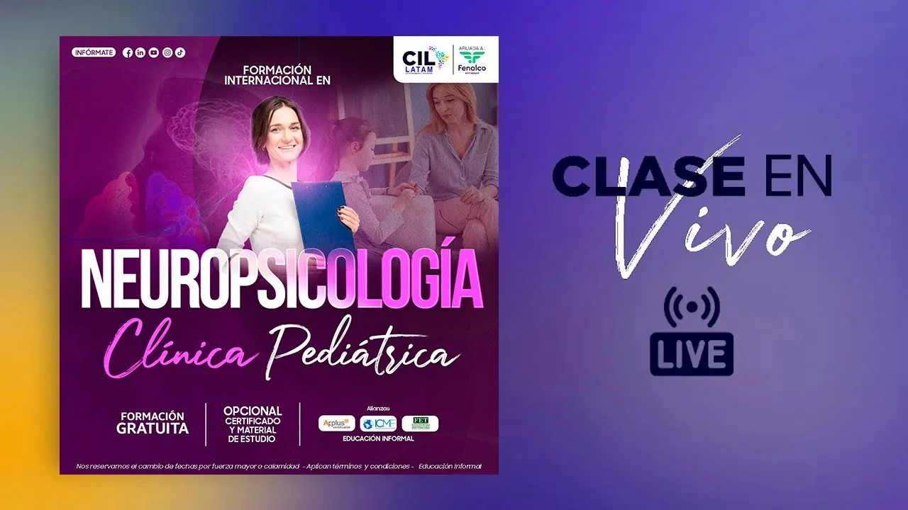 Clase 3: Formación Internacional en Neuropsicología Clínica Pediátrica (22/02/25)