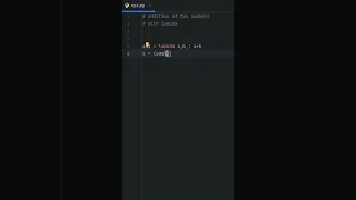 lambda function addition of two numbers